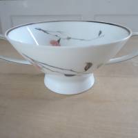 4 zweiteilige Suppenschalen aus bekannter Porzellanserie. Rosenthal "Japanische Kirschblüte" Bild 4