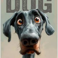 Hunde-Dekoschild DOG ... WHAT ELSE??, wetterbeständiges Wandschild Bild 1
