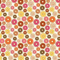 Sweets * 5 Bogen Geschenkpapier Donuts, mit buntem Gebäck Bild 1