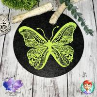 Foliendatei „Mandalatier Schmetterling“  SVG,PNG,DXF Bild 2