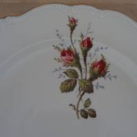 Traumhaft schöner Servierteller. "Moss Rose" Rosenthal Pompadour. Durchmesser: 26 cm Bild 3