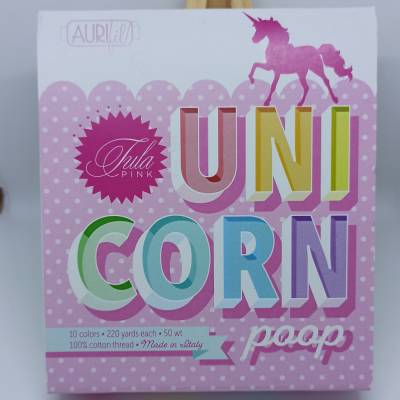 Tula Pink Unicorn Poop Aurifil Garn