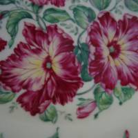 Traumschöne Schale mit Handhaben und Hibiscus-Dekor. Rosenthal Selb "Pompadour" Bild 9