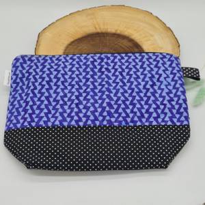 Projekttasche für Stricken, Projekt Bag, Wolltasche, Stricktasche, Tasche mit Reißverschluss, handgenähte Tasche Bild 3