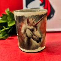 Keramiktasse "Bloody unicorn" Bild 1