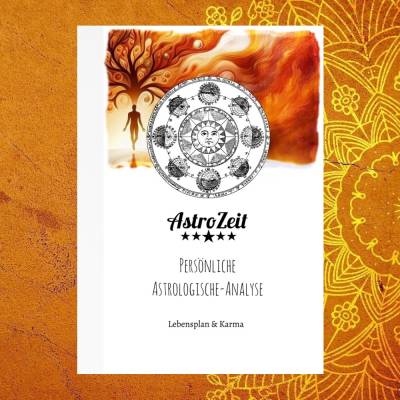 Lebensplan und Karma • personalisiertes Horoskop im Taschenbuchformat • Design Cover
