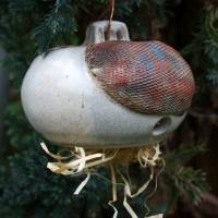 Ohrwurmkugel Insektenkugel aus Keramik frostfeste Gartenkeramik Bild 1