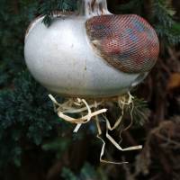 Ohrwurmkugel Insektenkugel aus Keramik frostfeste Gartenkeramik Bild 2
