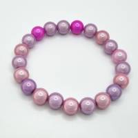 Armband Regenbogen Miracle Beads Rosa Pink (A72) Bild 1