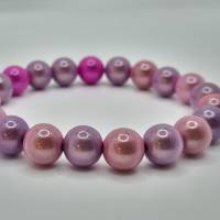 Armband Regenbogen Miracle Beads Rosa Pink (A72) Bild 2