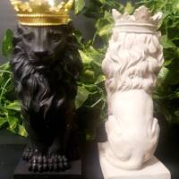 Latexform Löwe mit Krone - 2 Größen oder als Set Lion King König Wildlife Raubkatze Gießform Mold - NL000595 Bild 3