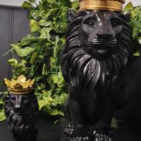 Latexform Löwe mit Krone - 2 Größen oder als Set Lion King König Wildlife Raubkatze Gießform Mold - NL000595 Bild 5
