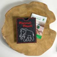 Mammut-Marsch - bestickte Filzhülle für dein Teilnehmerheft oder deinen Wanderpass - du kannst alles schaffen Bild 2