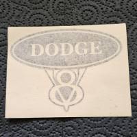DODGE, V8,  US-Car, Sticker, Autoaufkleber, schwarz Bild 1