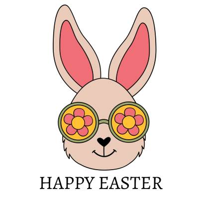 Süßer Osterhase Plotterdatei - Frühling Ostern - SVG Download Datei - Plotterdatei - Basteln - DIY - Cricut