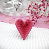 Herz-Ring, Liebesring, rosa Herz Ring, Valentinstag Geschenk, Geschenk für Frau, Geschenk für Freundin, großes Herz-Ring Bild 7