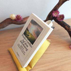 Handysitzsack gelb, Sitzkissen für Handy, Laptop und Tablet, Geschenk zu Ostern und Muttertag Bild 2