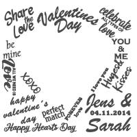 Geschenk zum Valentinstag / Personalisiertes Draht Herz/ 3D Bilderrahmen zum Valentine´s Day/ Handgemacht von Draht Elfe Bild 10
