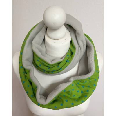 Gefütterter Loopschal - Kuscheliger Winterschal - Warmes Schlauchschal-Design