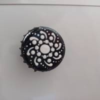 Handbemalter Kronkorken Magnet Kühlschrankmagnet Bild 1