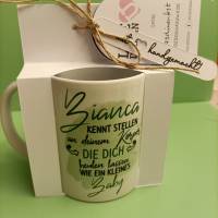 Personalisierte Kaffeetasse - Tasse Silberhochzeit mit Name - Becher 25 Jahre verheiratet - Ehepaar - Hochzeit-  Partner Bild 6