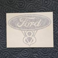 Ford - V8, US-Car, Sticker, Autoaufkleber, schwarz Bild 1