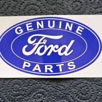 Ford, Genuine, US-Car, Sticker, Autoaufkleber, blau/weiß Bild 1