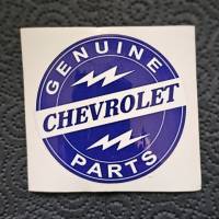 Chevi, US-Car, Sticker, Autoaufkleber, blau/weiß Bild 1