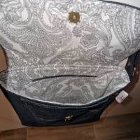 Crossbag / Umhängetasche / Schultertasche aus Jeanshose genäht, Unikat, Upcycling-Tasche, 100 % Einzelstück Bild 4