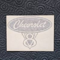 Chevrolet V8, US-Car, Sticker, Autoaufkleber, schwarz Bild 1