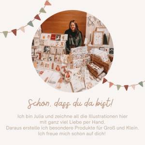 Überraschungstüte Postkarten Tilda&Theo Wundertüte mit Grußkarten, Stickern, Washitapes, Schreibwaren - Geschenktüte Mix Bild 5