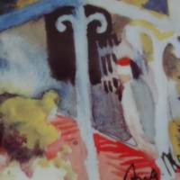 Limitiert: Wandteller aus Serie. August Macke -"St. Germain bei Tunis". Rosenthal Bild 6