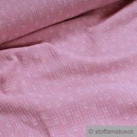 Stoff Baumwolle Musselin pastell rosa Fuß Füßchen Double Gauze Gaze Windeltuch Bild 1
