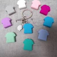 Schlüsselanhänger Krankenschwester Pflegern Kasack  Hemd  personalisierbar verschiedene Farben Arzt Stethoskop Bild 1