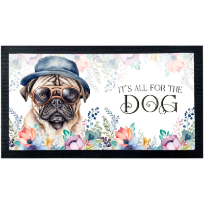 Napfunterlage MOPS mit rutschfester Rückseite aus Gummi