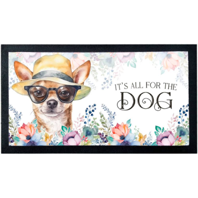 Napfunterlage CHIHUAHUA mit rutschfester Rückseite aus Gummi