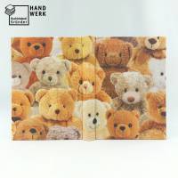 Notizbuch, Teddy Bären, DIN A5, 150 Blatt, handgefertigt Bild 4