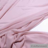 Stoff Polyester Crêpe de Chine sehr leicht rosa knitterarm Bild 1