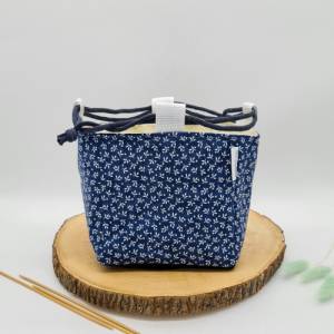 Projekttasche für Strickzeug | Projekttasche für Stricken | Japanische Reistasche | Projekbeutel | Strickbeutel Bild 4