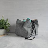 Projekttasche für Stricken | Herztasche |  Bobbeltasche | Japanische Reistasche | besondere Stricktasche Bild 3