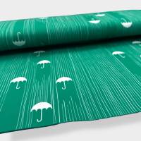 Softshell mit Regenschirmen in grün 0,25 m Bild 1