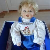 Handgearbeitete Baby-Puppe aus Bisquitporzellan. Für Sammler Bild 1