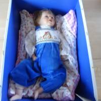 Handgearbeitete Baby-Puppe aus Bisquitporzellan. Für Sammler Bild 6