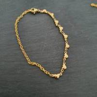 Schmuckset Biene/ Goldfarbene Halsketten/ Stilmix Ketten/ Mehrfachkette mit Ohrringen & Armband/ Limitierte Auflage Bild 7