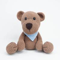 Handgemachter Teddybär mit Schurwollfüllung, verschiedene Farben, mit oder ohne Spieluhr, individualisierbar Bild 1