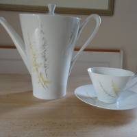 Tasse mit Untere und Feder-Dekor. Bild 8