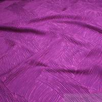 Stoff Polyester Falten Kleidertaft Welle lila violett beidseitig knitterfrei Bild 1