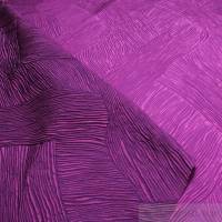 Stoff Polyester Falten Kleidertaft Welle lila violett beidseitig knitterfrei Bild 3