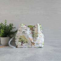 Projekttasche Stricktasche japanische Reistasche Tasche für stricken Wollaufbewahrung Strickzeugtasche Handarbeitstasche Bild 3