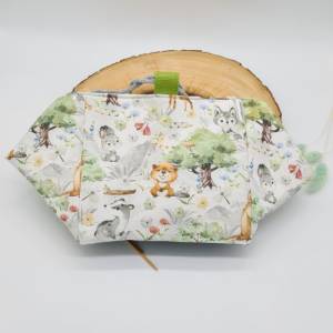 Projekttasche Stricktasche japanische Reistasche Tasche für stricken Wollaufbewahrung Strickzeugtasche Handarbeitstasche Bild 6